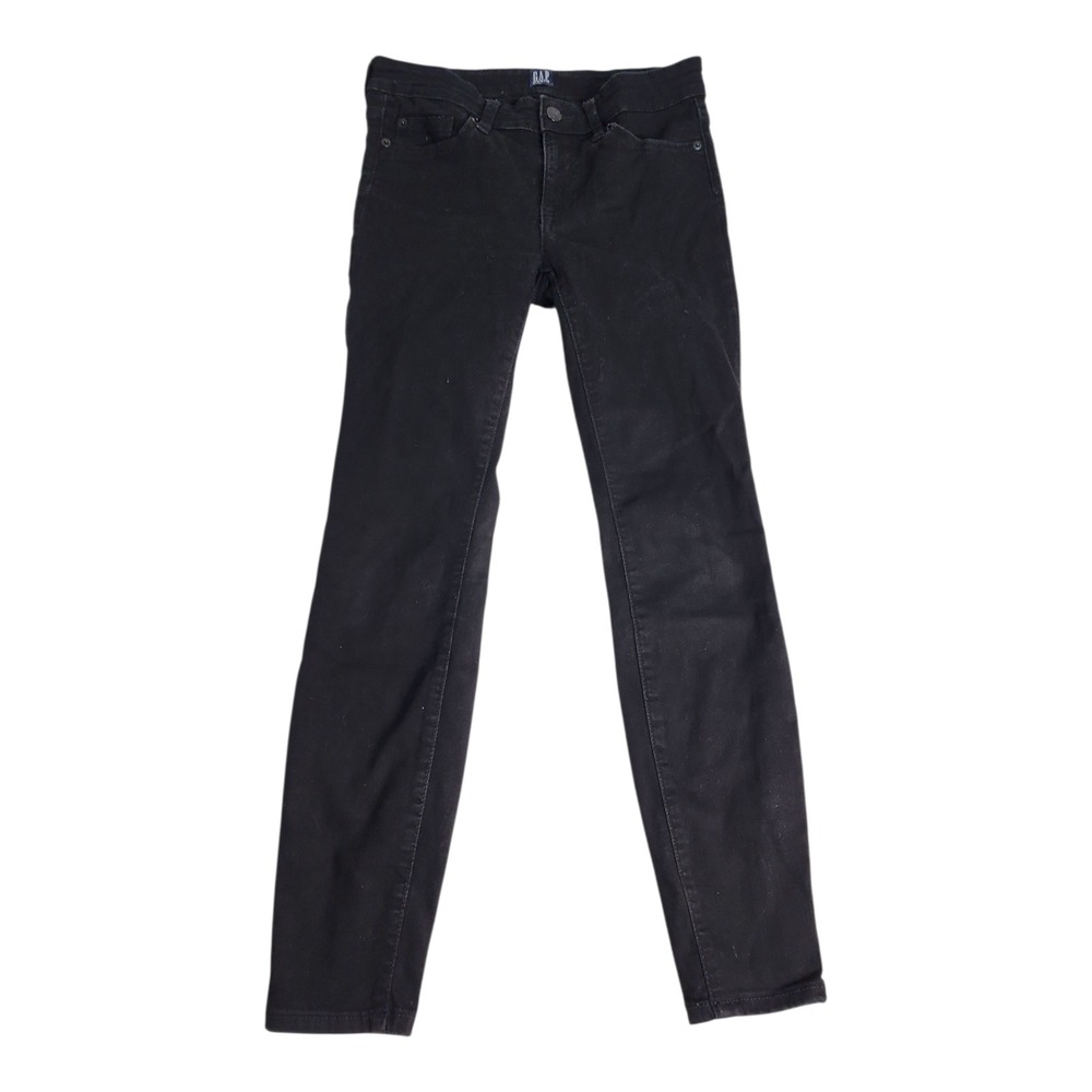 Gap Legging Skimmer Jeans Women 26 Regular Black Skinny Minimalist Staple daily